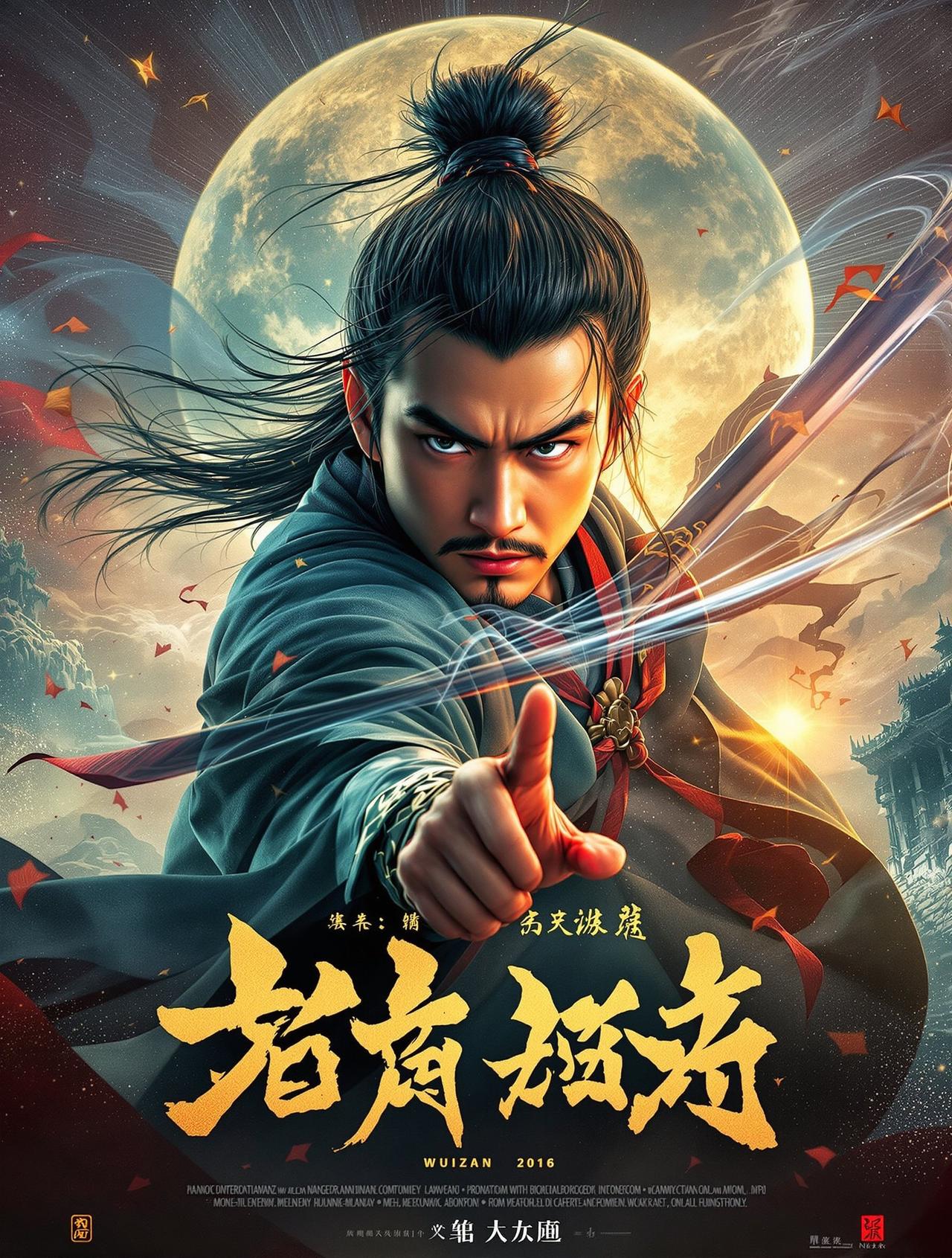 影院免费作品《笑闹江湖》海报